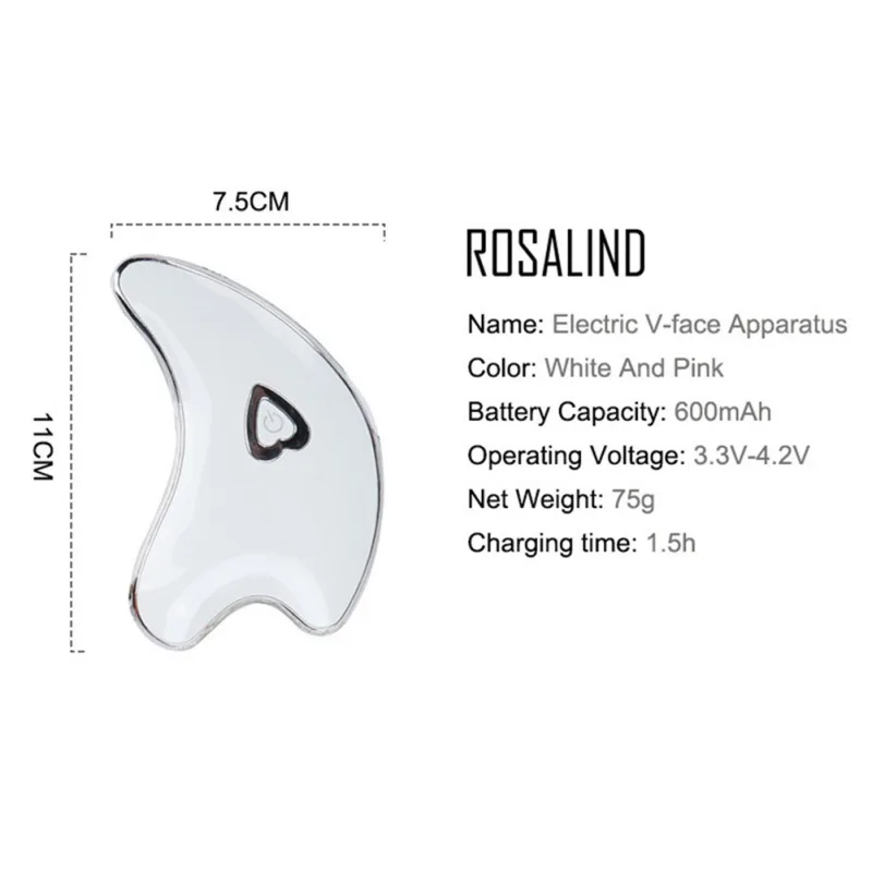 Электрическая доска Gua Sha подтягивающая Подтягивающая кожу Антивозрастная анти дряблоя лица Массаж Инструменты