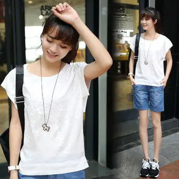 

2020 Women khaki Short Sleeve Shirt Top Garment