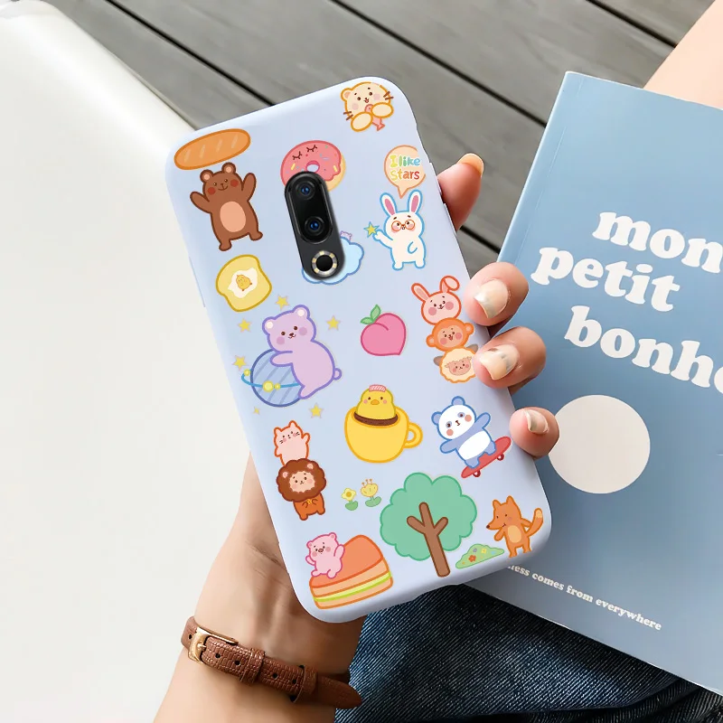 cases for meizu belt TPU Shell Black Soft For Meizu 16 Case Personality Tide Shell For Meizu 16 Plus Case Cartoon Cute Trend Shell For Meizu 16 Case meizu phone case with stones craft Cases For Meizu