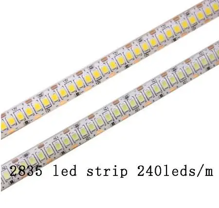 2835 240leds 1m Светодиодные ленты 5 м 2835 5730 5050 5054 RGB CCT RGBCCT RGBW/RGBWW теплый белый 60/120/240/480 светодиодный 4in1 12V 24V ленты светильник полосы Гибкие - Испускаемый цвет: 2835 240leds 1m