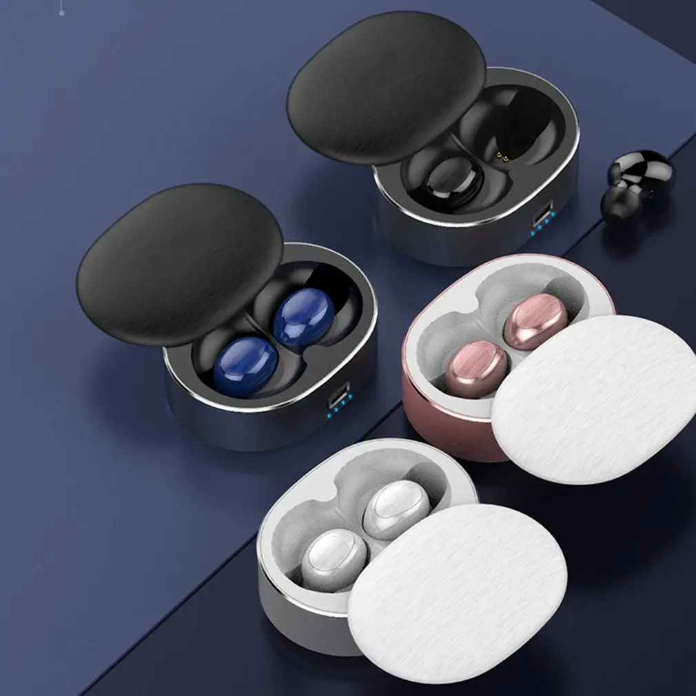Мини беспроводные Bluetooth наушники стерео наушники беспроводные наушники с зарядной коробкой для xiaomi для huawei для iphone для samsung