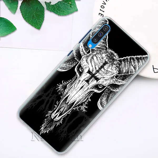 H01 Пентаграмма 666 демоническим, чехол для samsung Galaxy A10e A10 A10s A20 A20e A30s A40 A50 A50s A60 A70 A80 защитный чехол для телефона чехол - Цвет: H01
