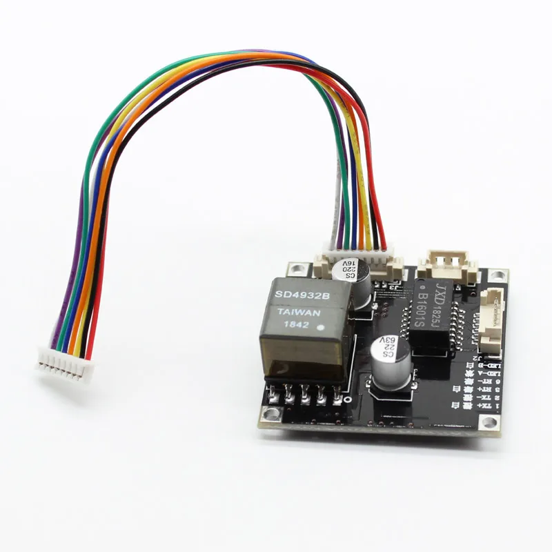 Плата модуля POE для безопасности CCTV сети IP камера H.265 8Pin питание по Ethernet 12 В выход IEEE802.3af/at совместимый