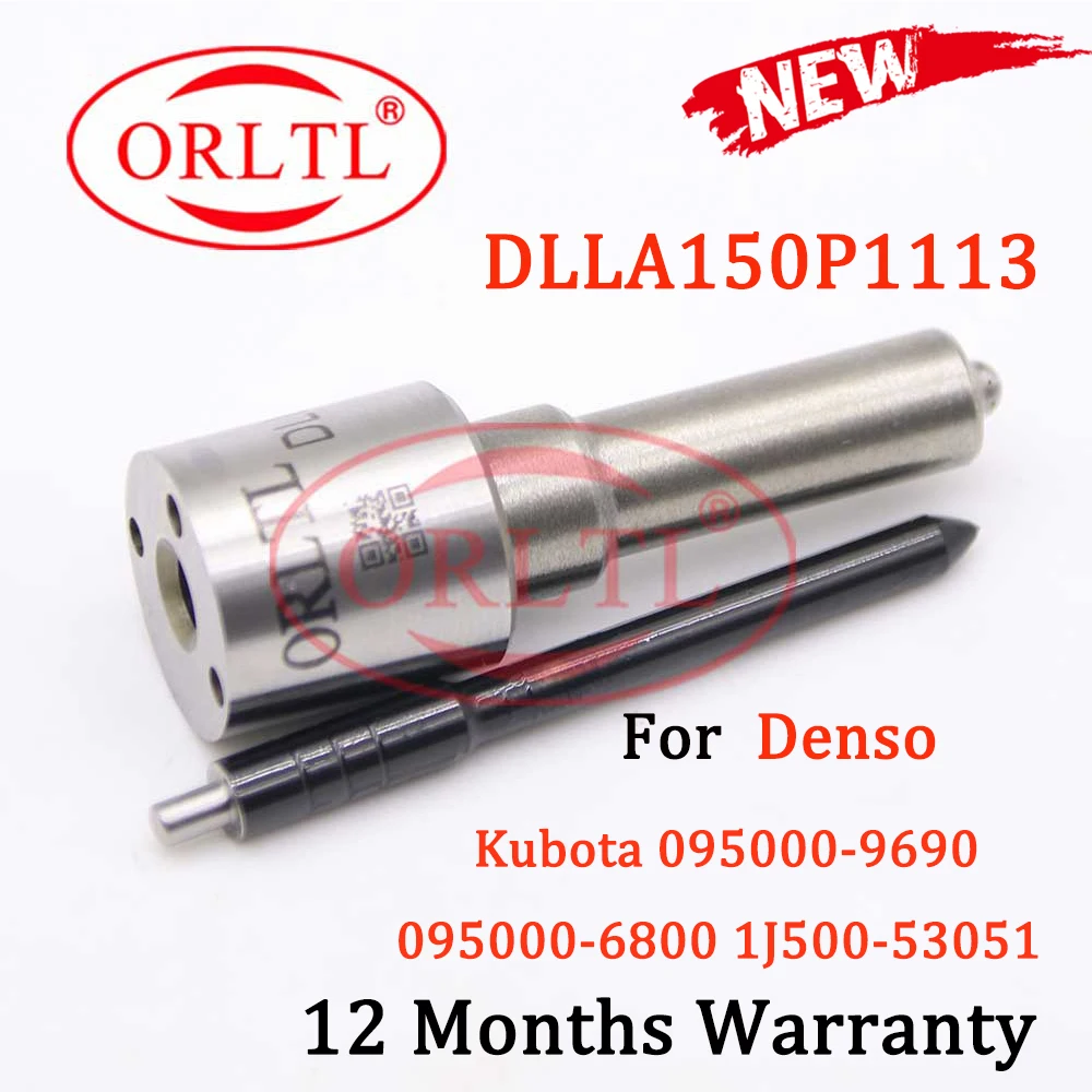 

DLLA150P1113 наконечник форсунки дизельного топлива DLLA 150 P 1113 распылитель для DENSO Kubota 095000-9690 095000-6800 1J500-53051
