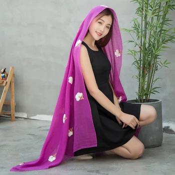 

Elegant Floral Embroidery Warm Napped Wrap scarf women Cape For Prom Genuine Natural Silk Tulle Tassel платок женский шелковый
