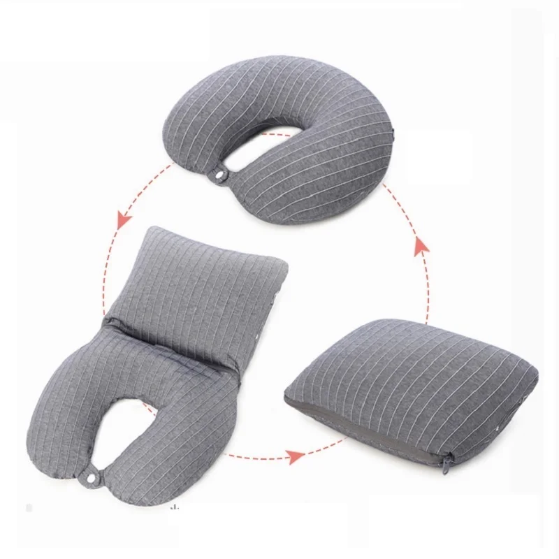 

Neck Pillow for nap office Eye Mask Ergonomic Deformable Food Grade Microparticles Filling Protection of The Cervical Spine