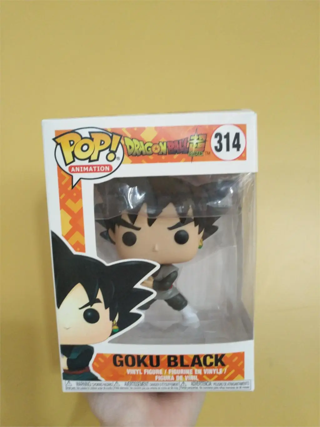 Funko Pop аниме Dragon Ball Z персонаж 10 см Милая виниловая Модель Куклы Фигурки игрушки - Цвет: 314 with box