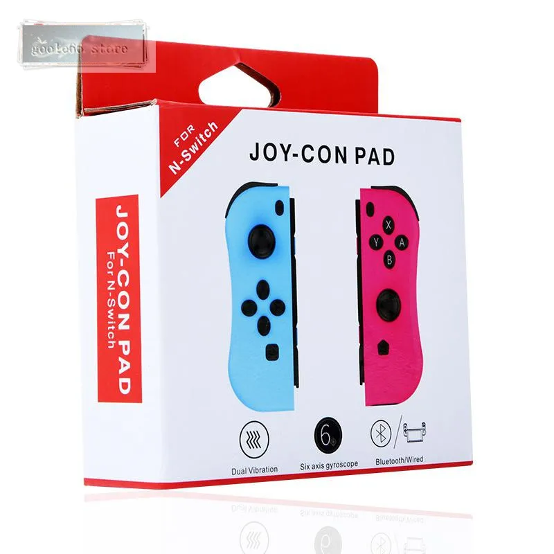 11 цветов Bluetooth беспроводной Pro игровой коврик контроллер геймпад джойстик Joy-Con(L/R) для Nintendo коммутатор NS игровая консоль - Цвет: Red blue