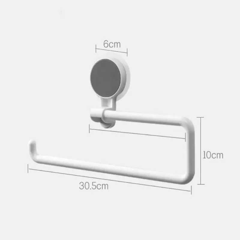 Kitchen Tissue Holder Graceful and Beautiful Bathroom Toilet Roll Paper Storage Shelf Towel Organizer - Цвет: Белый