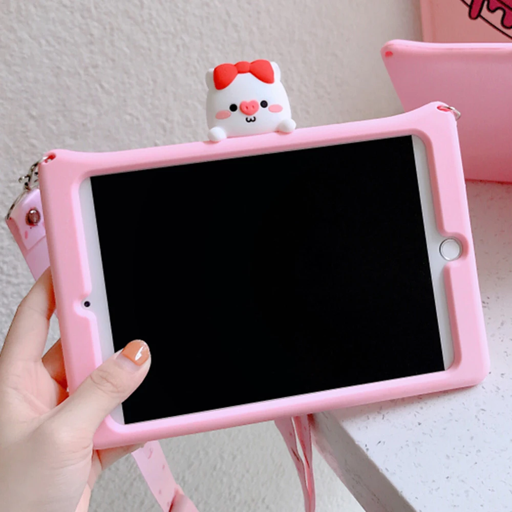 Новый чехол для iPad Mini 1 2 3 4 5 Силиконовый Мягкий моющийся противоударный подставка
