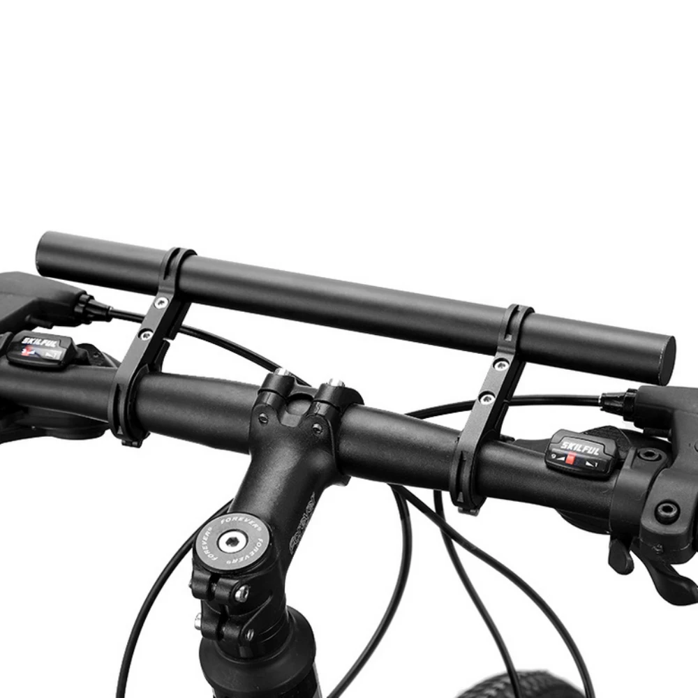 30CM Bike Handlebar Extender Frame Bicycle Bracket Extension Bracket Holder Bike Headlight Mount Bar Cycling Accessories