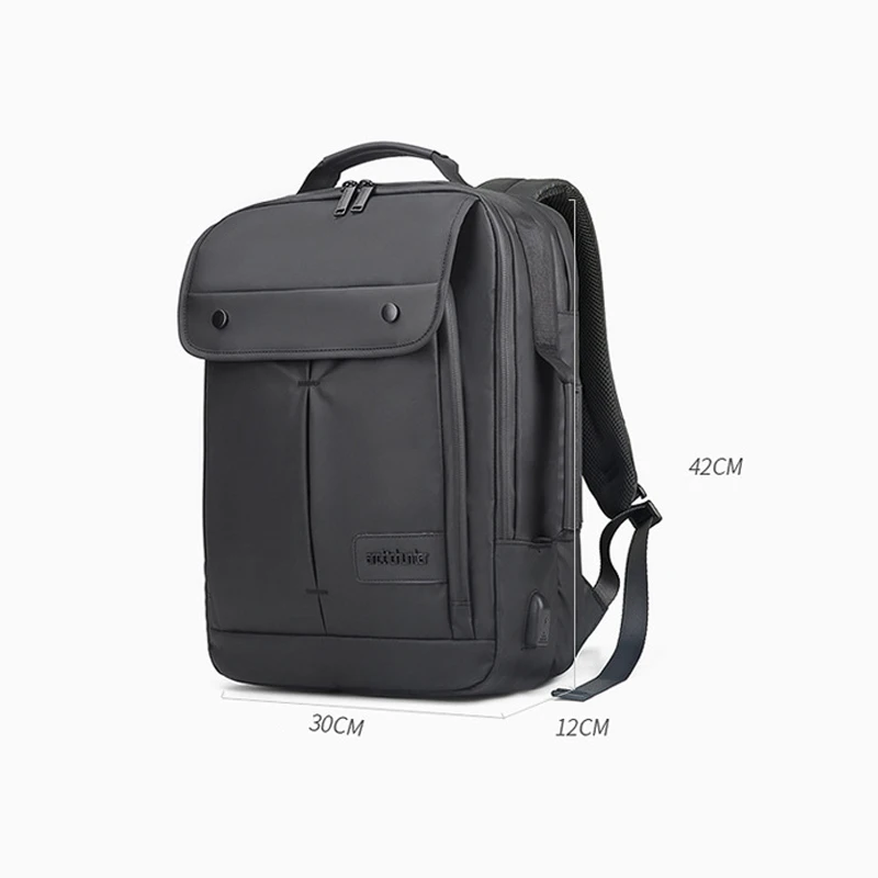 ARCTIC HUNTER, USB водонепроницаемый мужской рюкзак для ноутбука, сумка для отдыха, Мужская Спортивная дорожная деловая сумка для ноутбука, школьный ранец
