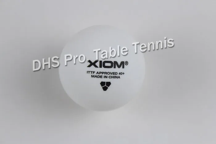 Оригинальный высококачественный мяч XIOM 3 Star 40 + POLY бесшовный для настольного