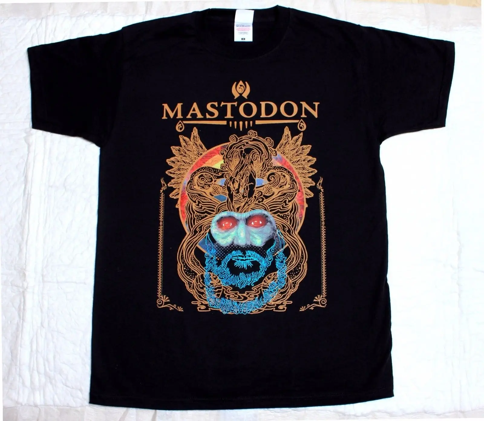 MASTODON CRACK THE SKYE progression STONER METAL LETHARGY редкая Новая черная футболка из 100% хлопка топы
