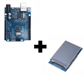 

ShenzhenMaker Store 2.8 Inch Tft Lcd Press Screen Display Module + Uno R3 Development Board For Arduino Diy Kit