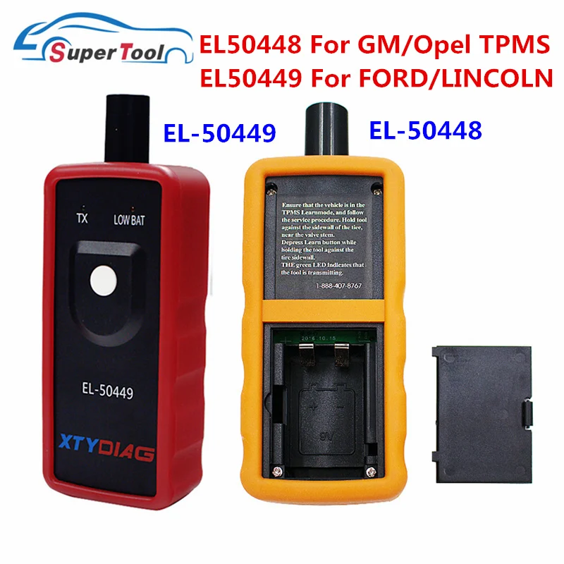

Mechanical Tester EL50448 Auto Tire Pressure OEC-T5 EL-50448 For G-M/Opel TPMS Reset Activation Tool EL-50449 For Ford/Lincoln