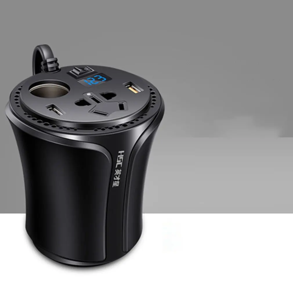 Многофункциональное Универсальное автомобильное зарядное устройство с 2 usb-разъемами для прикуривателя, зарядное устройство для смартфонов