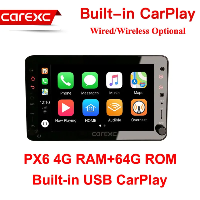 CarExc Android 9,0 автомобильный музыкальный проигрыватель с CarPlay для Alfa Romeo Brera 159 Spider 939 gps Навигация стерео радио система - Цвет: PX6 64G ROM