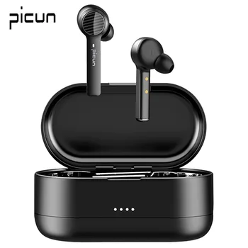 

Picun W16 TWS Bluetooth Earphones V5.0 100H Playtime HIFI Sport Wireless Headphone HD Stereo Headset With Mic for Phone PC Gamer