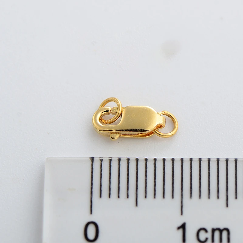 Factory Price 10pcs 18k Yellow Gold Lobster Clasp Gf Connecter For Jewelry  Necklace Bracelet 18kgf Stamped Tag - Jewelry Findings & Components -  AliExpress