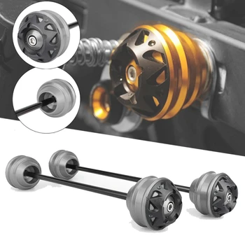 

front and rear axle sliders fork wheel protection crash pad kit for BMW F900R F 900R F900 R F900XR F 900XR F900 XR