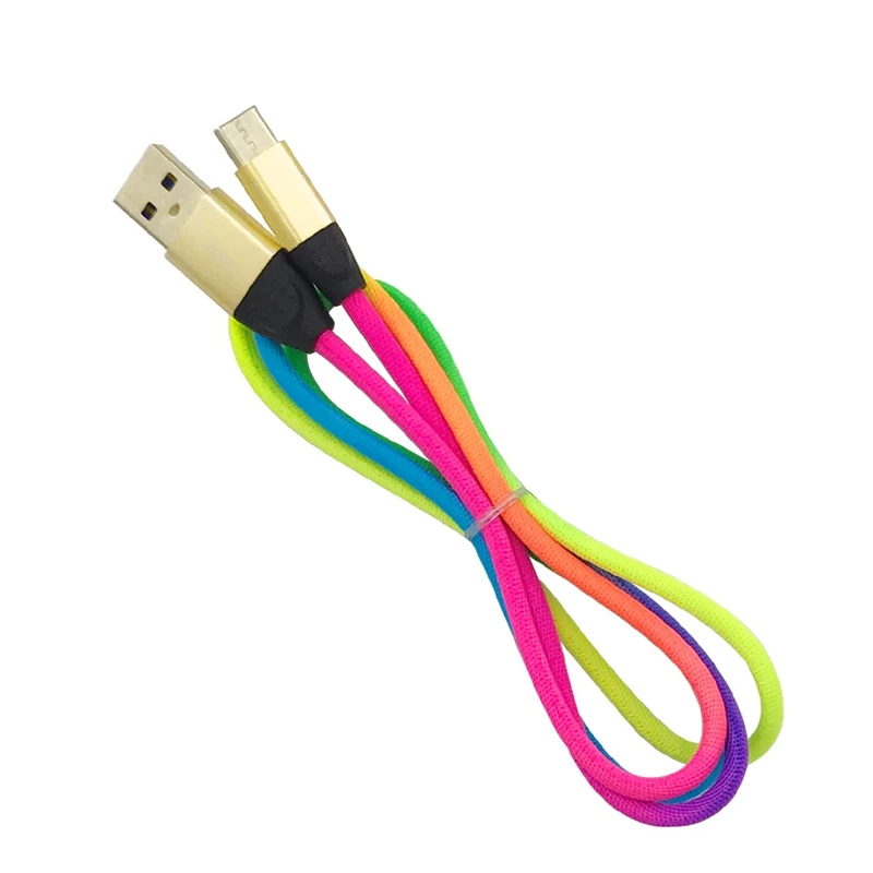 MOOL Usb type C кабель 2A адаптер Otg Быстрая зарядка type-C зарядное устройство нейлоновый плетеный кабель для передачи данных конвертер