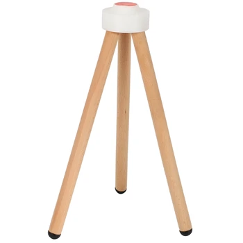 

for Apple HomePod Smart Speaker Base HomePod Accessories Fixed Height Speaker Solid Wood Floor Stand-40CM(White Base)