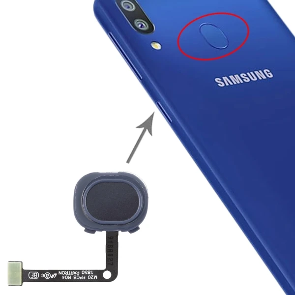 M20 датчик отпечатков пальцев гибкий кабель для Galaxy M20 телефон запасные части