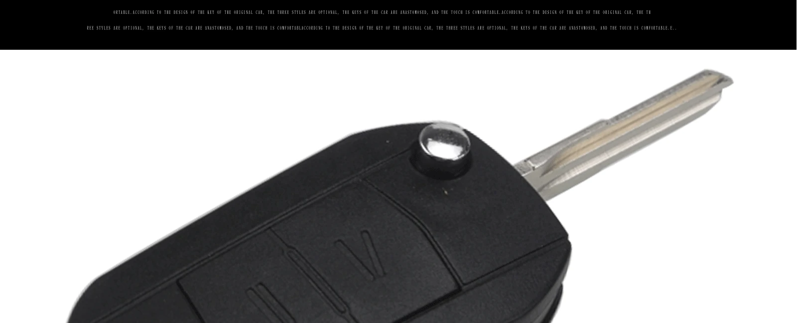 jingyuqin Modified 2/3 B Remote Case Car Key Shell Fob For Vauxhall Opel Corsa C Combo Tigra Meriva Agila