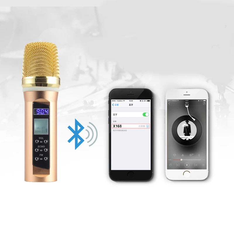 Микрофон для мобильного телефона B20 с Bluetooth для автомобиля, прямой эфир, пение, автомобильный микрофон, детский микрофон, микрофон для телефонных звонков, проводной микрофон