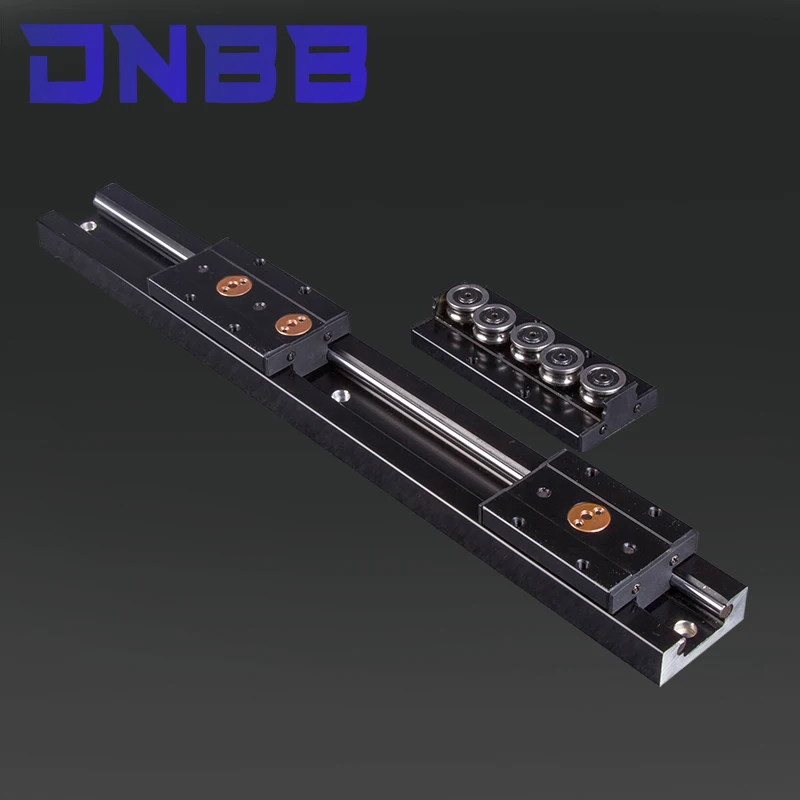 Built-in Dupla-linha Central Guia Linear 70 mm Sgr25 Trilho Deslizante Sgb25 Bloco de Linha Central Óptica Fotografia Pista Máquinas para Trabalhar Madeira Preto