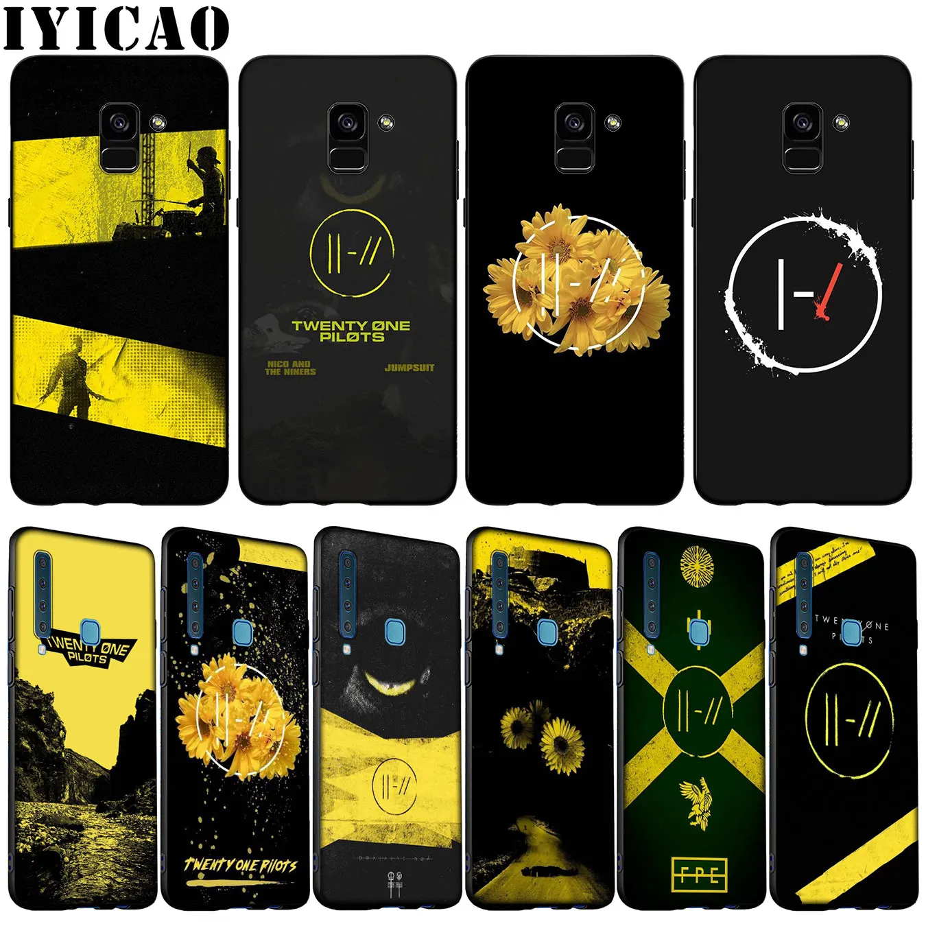 Twenty One Pilots 21 Soft Silicone Case for Samsung Galaxy A6 A7 A8 A9 2018 A3 A5 2016 2017 Note 9 8 10 Plus 20 Ultra | Мобильные