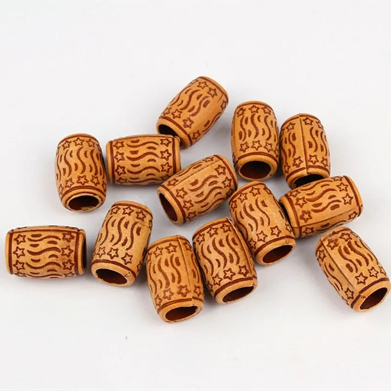 Lote de 10 Uds de gomas para el pelo estilo Retro para el pelo, sortijas con cuentas, Reggae