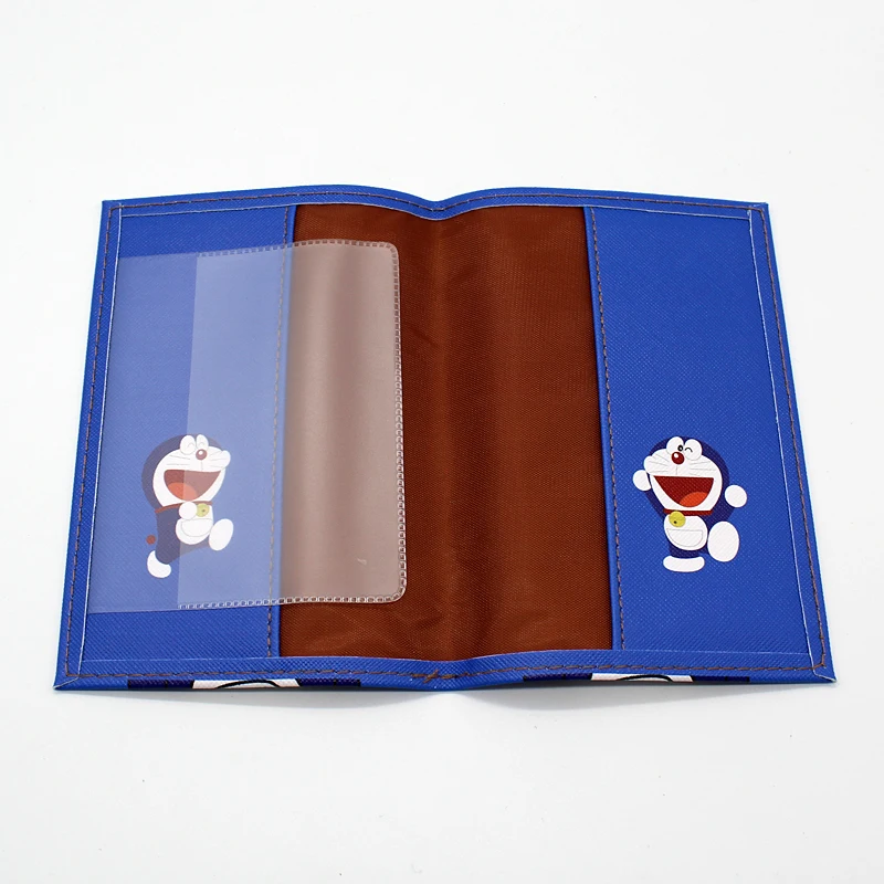 Мультяшный Держатель для паспорта Doraemon, Женские аксессуары для путешествий, ПВХ кожа, Обложка для ID кредитных карт, держатель для студентов, Обложка для паспорта для путешествий
