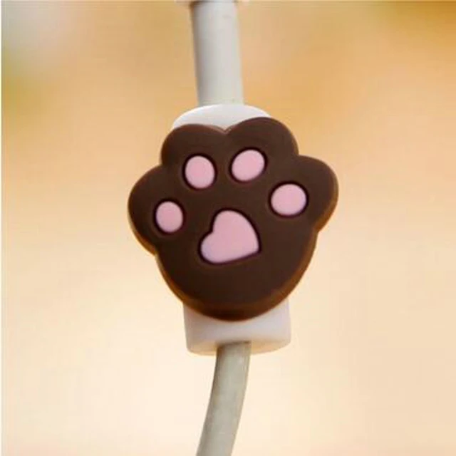 Cute Cartoon Phone USB cable protector for iphone cable chompers cord animal bite charger wire holder organizer protection 3