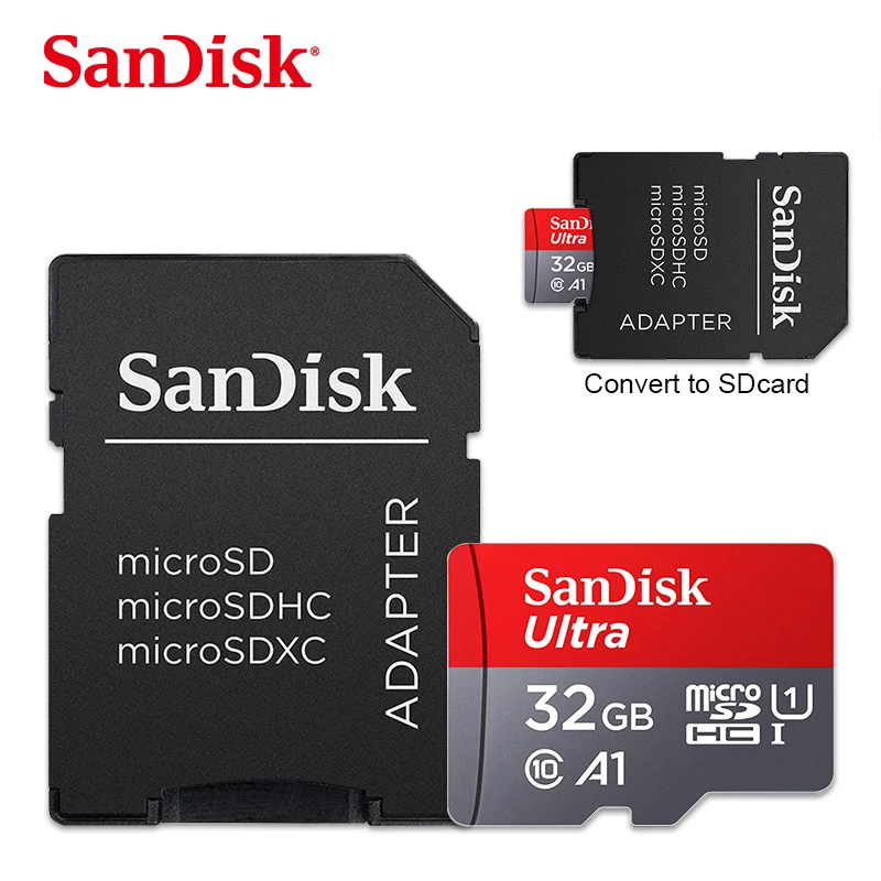 Карта памяти SanDisk A1, 128 ГБ, 64 ГБ, 98 МБ/с./с, 32 ГБ, 16 ГБ, Micro sd карта, класс 10, UHS-1, флеш-карта, карта памяти Microsd, TF/sd карта s