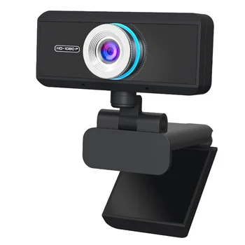 

HD 1080P Web Camera Wide Angle Adjustable Gaming Computer Universal Plug And Play Desktop External Built-in Microphone USB 2.0