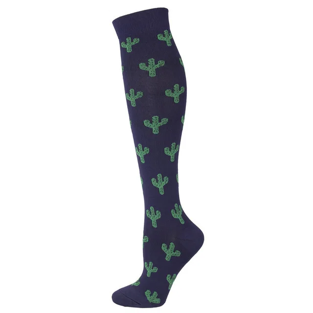 Unisex Knee-High Compression Stockings for Circulation and Support