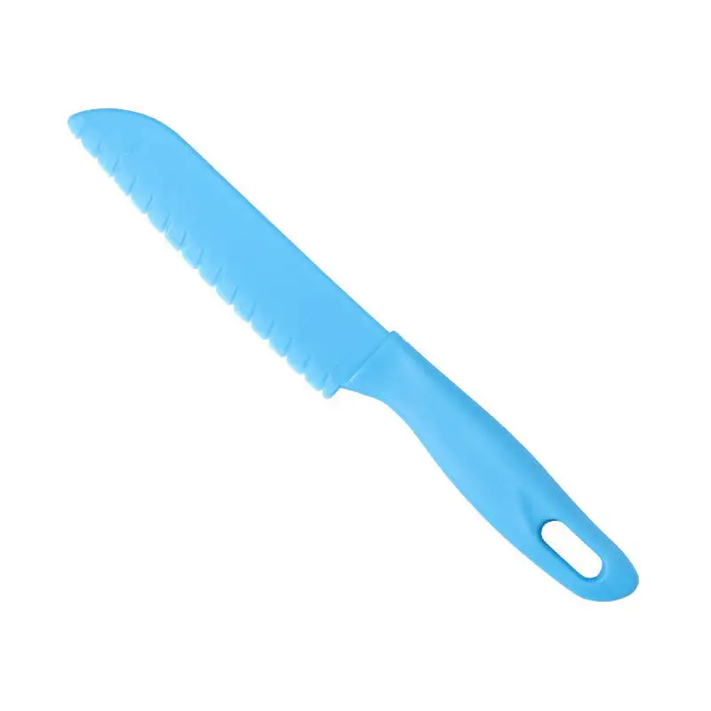 blue 1 Vacclo, кухонный нож для детей, шеф-повара, для малышей, кухонные ножи, Детские ножи для очистки овощей, PP, бытовой портативный нож для овощей и фруктов - Цвет: blue 1