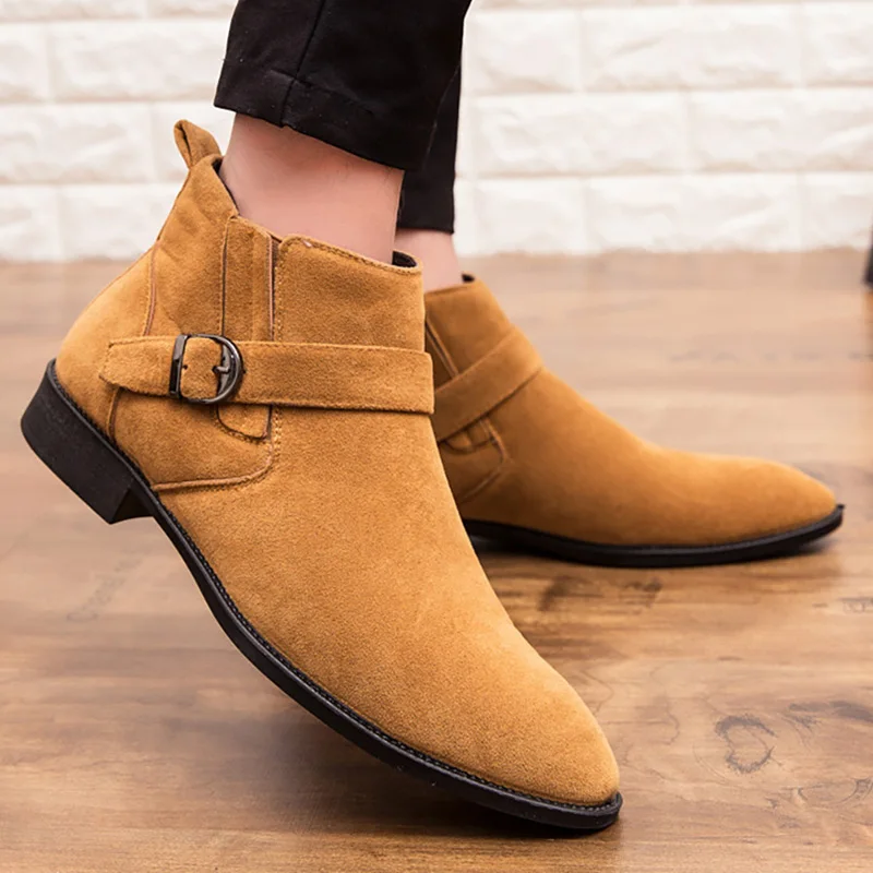 39-47 boots men brand comfortable fashion Casual boots#NX61N4