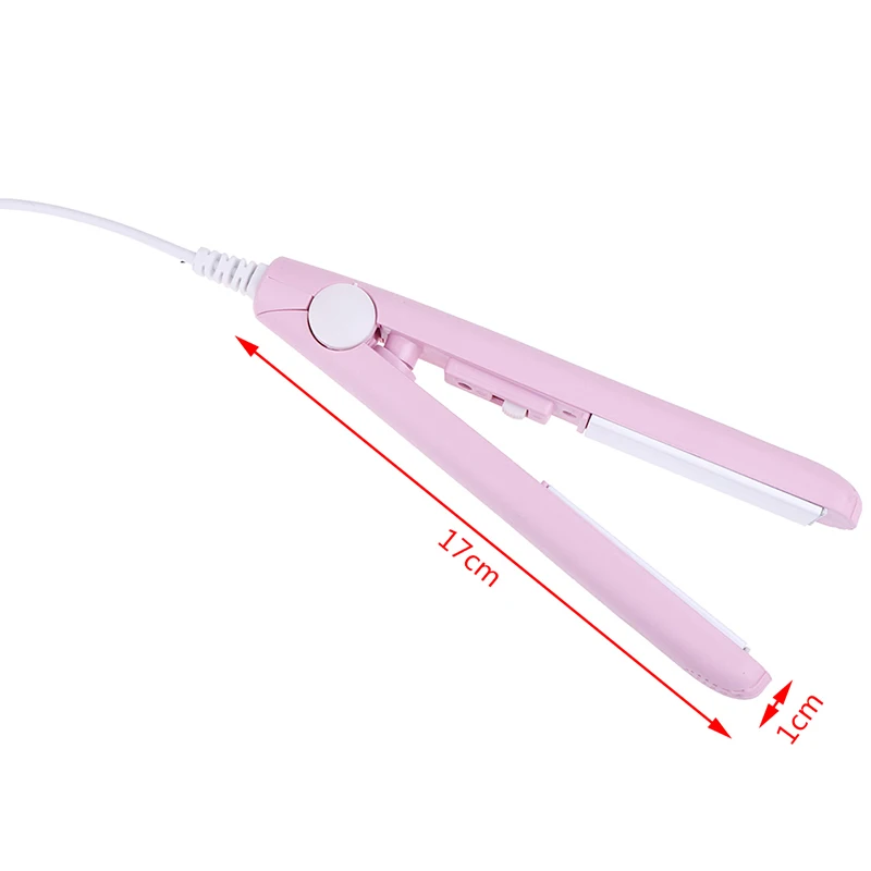 1PC Mini Hair Straightener Flat Iron Curling Hair Beard Straightener Comb Hair Crimper Curling Iron Hair Straightener Brush NEW