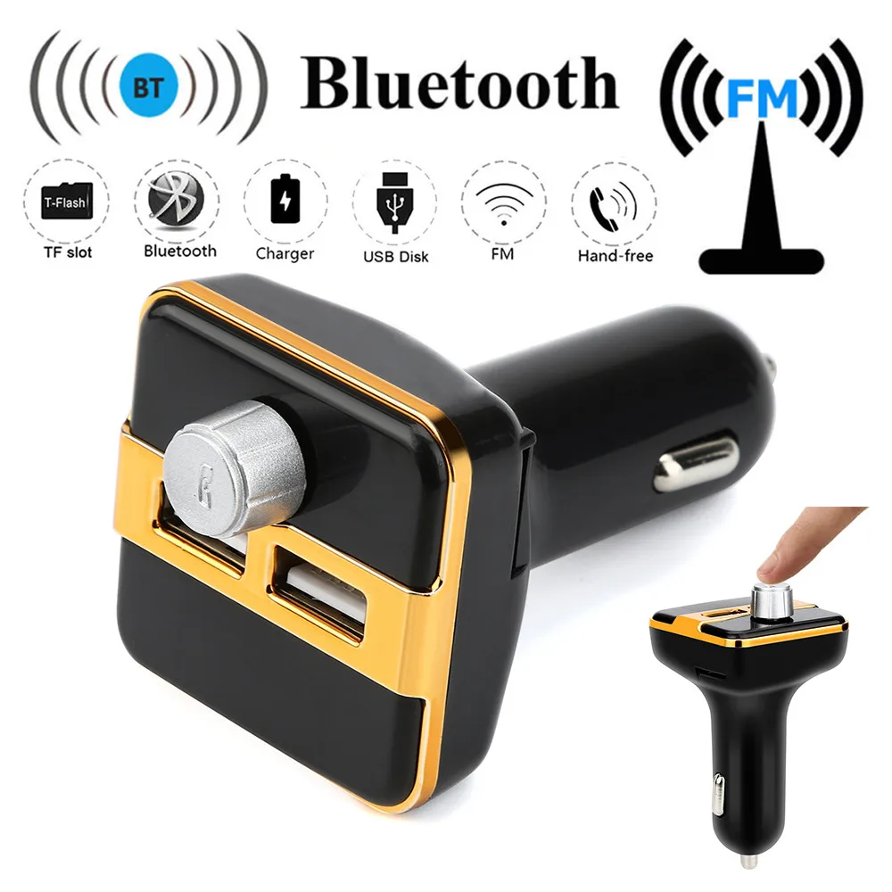 BT20B Bluetooth FM lcd передатчик беспроводной MP3 TF радио двойной USB выход автомобильный