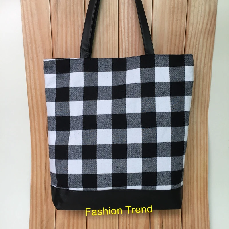 plaid tote bag (3)