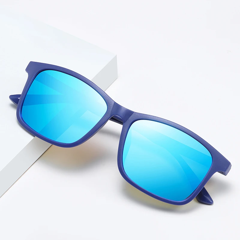 

Unique Stylish Polarized Sunglasses Men Women Rectangle Novelty Fashion Traveling Outdoor Shades Sports Glasses With Box