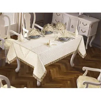 

Kdk Carefree Table Cover Set 18 Piece Clover Cappucino