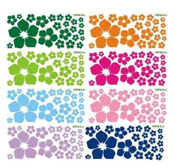 

Creative Multi-colored flowers Wall Sticker Sofa TV background bedroom home decoration Mural Art Decals stickers wallpaper