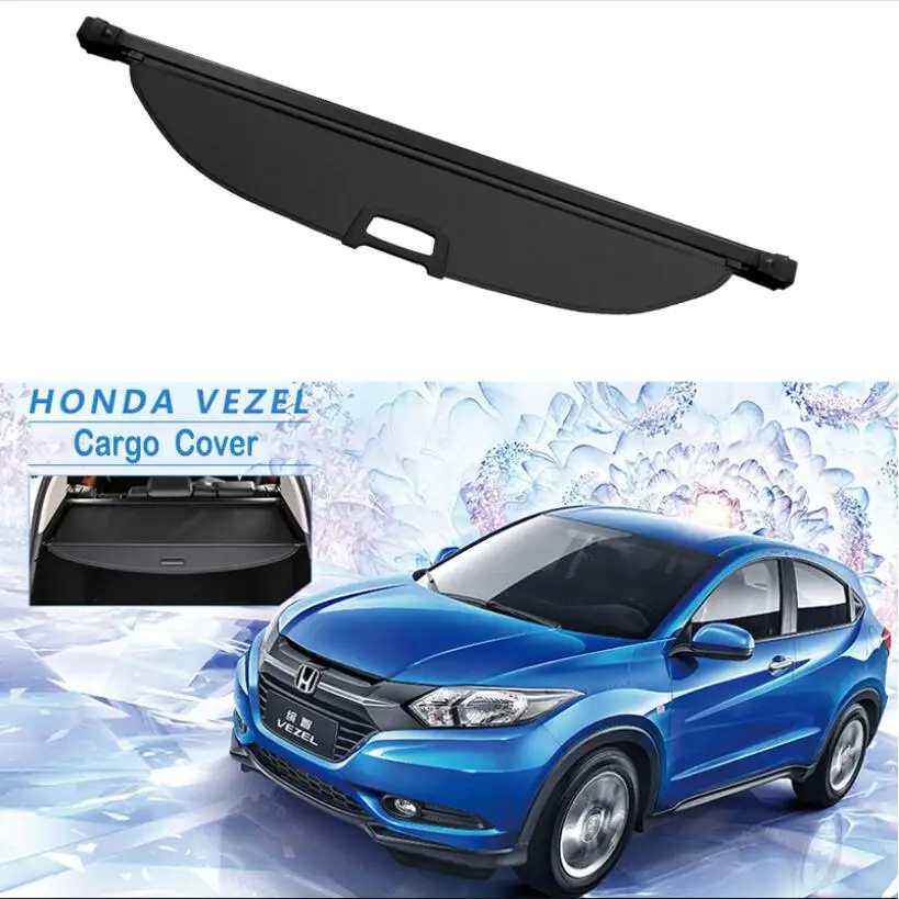 Задняя крышка для груза Honda VEZEL XRV HR-V HRV 2014-2019 защитный экран багажника козырек