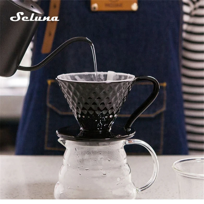 Керамическая капельница для кофе V60 стильный капельный фильтр чашка