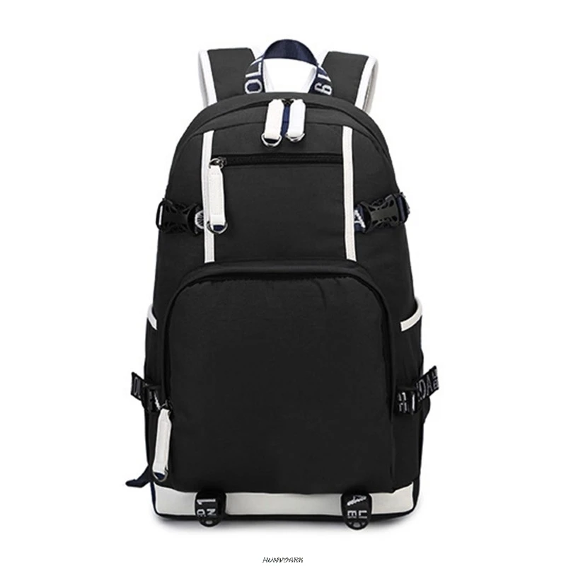 Sharingan Akatsuki Printing Backpack Anime School Bags Capacity Laptop Backpack Canvas Travel Backpack Rugzak