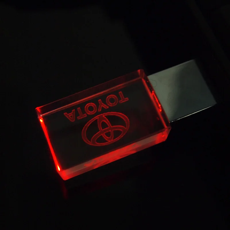 Usb флеш накопитель с кристаллом и светильник кой 128/2 0 ГБ 4/8/16/32 ГБ|USB